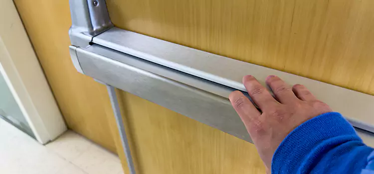 Installing a Push Bar on a Door Vancouver